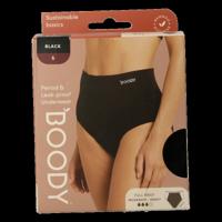 Boody Menstruatieondergoed bikinislip zwart lich/norm S 1 Stuks