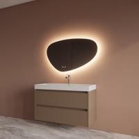 Badmeubelset BWS Riga Met Lako Wastafel Wit 100 cm Latte Boss & Wessing