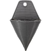 Muurbevestiging - Kunstrotan - Leisteen - 35 cm - SMART GARDEN