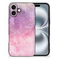 Kleurrijke Telefoonhoesje iPhone 16 Pink Purple Paint