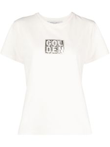 Golden Goose t-shirt en coton à logo imprimé - Tons neutres