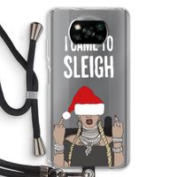 Came To Sleigh: Xiaomi Poco X3 Pro Transparant Hoesje met koord