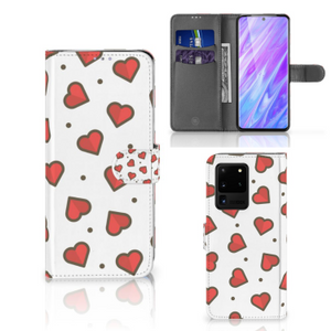 Samsung Galaxy S20 Ultra Telefoon Hoesje Hearts