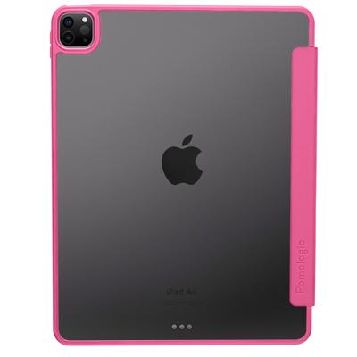 Pomologic BookFold hoesje iPad Air 13" (M2/M3) - Clear/Pink