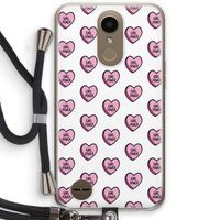 GIRL POWER: LG K10 (2017) Transparant Hoesje met koord