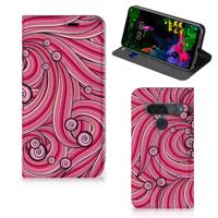 LG G8s Thinq | Bookcase | Swirl Pink