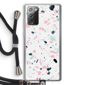 Terrazzo N°3: Samsung Galaxy Note 20 / Note 20 5G Transparant Hoesje met koord