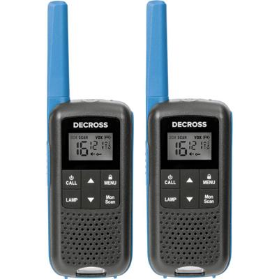 DECROSS DC63 Blau 2er-Set DC6314104302000 PMR-portofoon