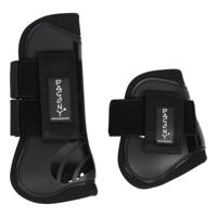 Pagony Pro Velcro Pees- en kogelbeschermerset zwart maat:pony