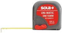 Sola rolbandmaat 3mtr uni-matic, eg-klasse 2 sb - 50012501 - 50012501