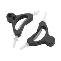 JAGWIRE Alloy straddle cable carrier with liner (2pcs) - black JAGWIRE Alloy straddle cable carrier with liner (2pcs) - black