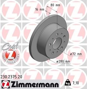 Remschijf Coat Z 230237520