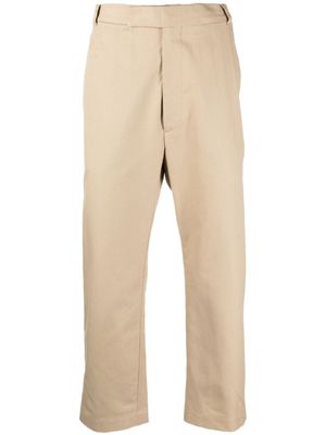 Thom Browne pantalon chino à coupe courte - Marron