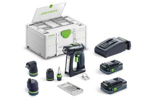 Festool Accu-schroefboormachine C 18 HPC 4,0 I-Set - 577617