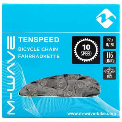 M-Wave ketting kmc 10 speed 1/2x11/128 116 schakels blister