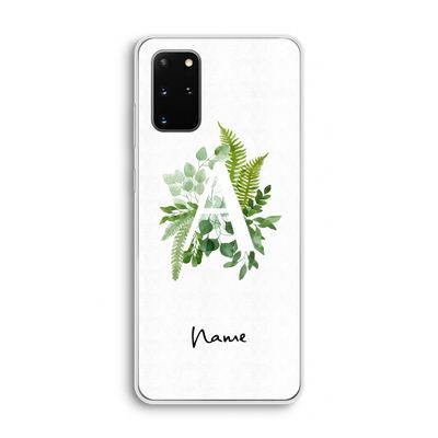 Green Brush: Samsung Galaxy S20 Plus Transparant Hoesje