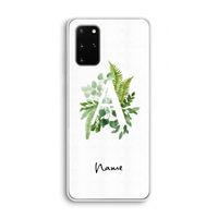 Green Brush: Samsung Galaxy S20 Plus Transparant Hoesje Green Brush: Samsung Galaxy S20 Plus Transparant Hoesje