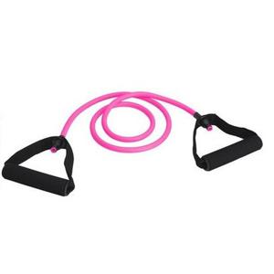 Sportelastiek weerstandsband - roze - rubber - fitnessartikelen voor thuis