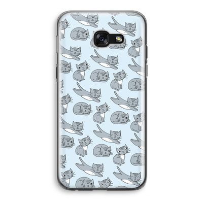 Poezen: Samsung Galaxy A5 (2017) Transparant Hoesje