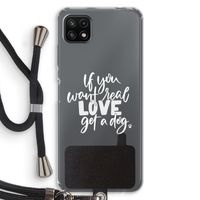 Partner in crime: Samsung Galaxy A22 5G Transparant Hoesje met koord
