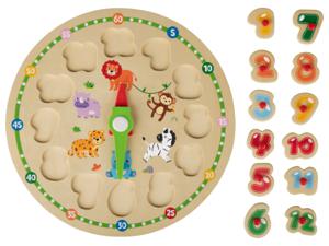 Playtive Eduatieve houten puzzel (Klokpuzzel)