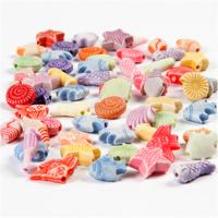 Creativ Company Pastel mix, afm 9-12 mm, gatgrootte 1,2 mm, ca. 380 stuk, 110 gr, 175 ml/ 1 doos