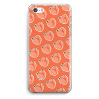 Just peachy: iPhone 5 / 5S / SE Transparant Hoesje