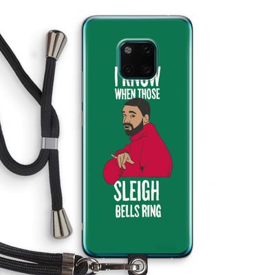Sleigh Bells Ring: Huawei Mate 20 Pro Transparant Hoesje met koord