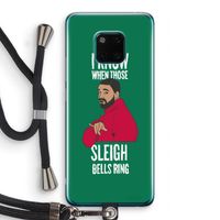 Sleigh Bells Ring: Huawei Mate 20 Pro Transparant Hoesje met koord