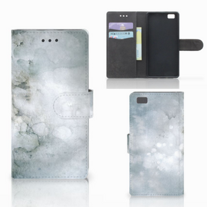 Hoesje Huawei Ascend P8 Lite Painting Grey