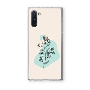 Violets are blue: Samsung Galaxy Note 10 Transparant Hoesje