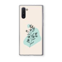 Violets are blue: Samsung Galaxy Note 10 Transparant Hoesje