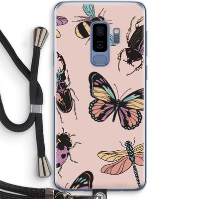 Tiny Bugs: Samsung Galaxy S9 Plus Transparant Hoesje met koord