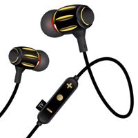 MG-G21 Bluetooth 4.2 Sport draadloze Bluetooth koptelefoon steun kaart (zwart goud)