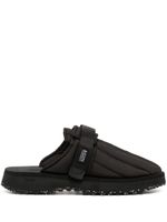 Suicoke chaussons Zavo à design matelassé - Noir