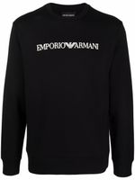 Emporio Armani sweat à logo imprimé - Noir - thumbnail