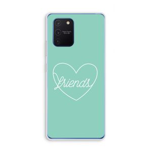 Friends heart pastel: Samsung Galaxy Note 10 Lite Transparant Hoesje