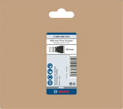 Bosch Accessoires PRO SDS max vloerschraper vervangingsset | 152 mm - 2608690613