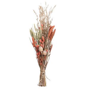 Droogbloemen boeket mix - naturel/roze - 77 cm - Leen Bakker