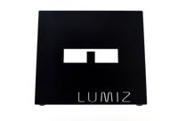 Tafelstandaard plaat 20 x 20 cm zwart - Lumiz