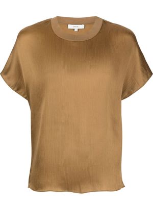 Vince t-shirt à col rond - Marron