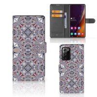 Samsung Galaxy Note20 Ultra Bookcase Flower Tiles