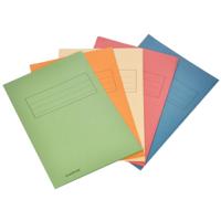 Class&apos;ex dossiermap, 3 kleppen ft 23,7 x 34,7 cm (voor ft folio), geassorteerde kleuren