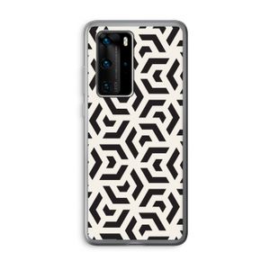Crazy pattern: Huawei P40 Pro Transparant Hoesje