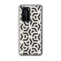Crazy pattern: Huawei P40 Pro Transparant Hoesje