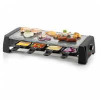 Domo Steengrill Raclette DO9189G gourmetstel 2 verwisselbare platen - thumbnail