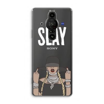 Slay All Day: Sony Xperia Pro-I Transparant Hoesje