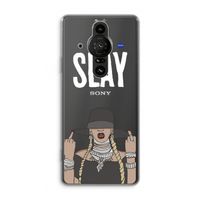Slay All Day: Sony Xperia Pro-I Transparant Hoesje