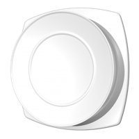 Verstelbaar Kunststof Ventilatierooster Met Flens Ø125mm - Wit - Toevoer