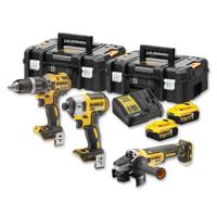 DeWALT DCK384P2T-QW 18V accu combiset incl. accu's en lader in koffers DeWALT DCK384P2T-QW 18V accu combiset incl. accu's en lader in koffers